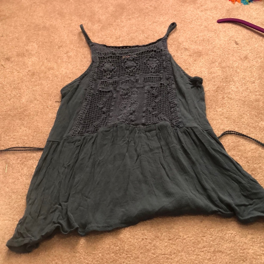 Small blue cami top